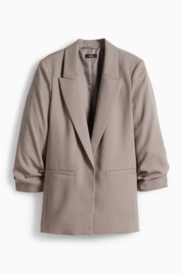 Dámské - Business blejzr - regular fit - taupe