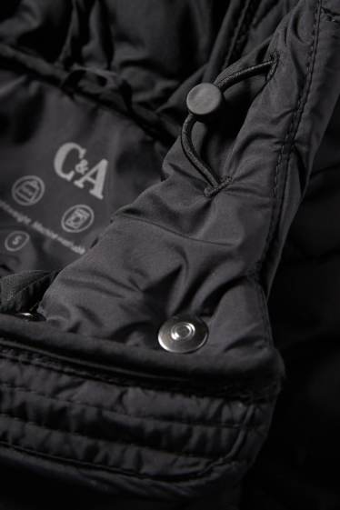 Dona - Abric embuatat amb caputxa - negre