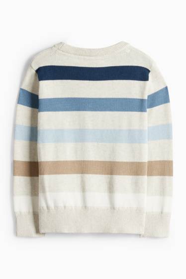 Děti - chlapci - Svetr - světle béžová