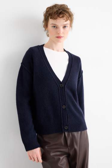 Women - Cardigan - dark blue