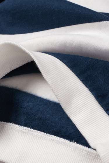 Bebeluși - băieți - Multipack 3 buc. - Dino - bluză de molton bebeluși - albastru închis