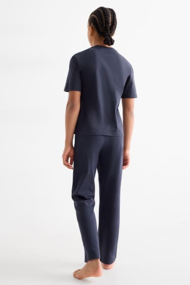 Nen - Videojocs New York - pijama - 2 peces - blau fosc