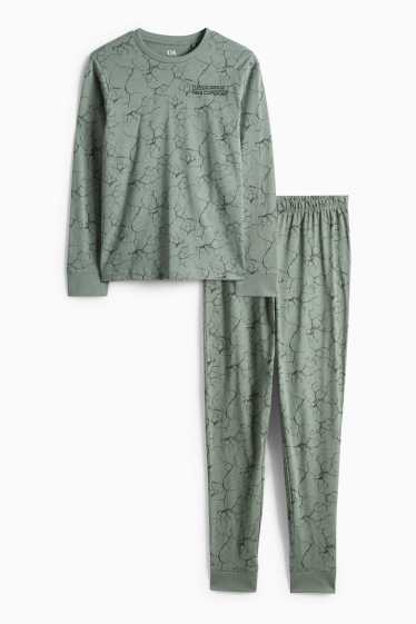 Bambini - Pigiama - 2 pezzi - fantasia - verde