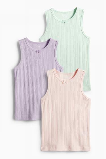 Enfants filles - maillot de corps - vert menthe