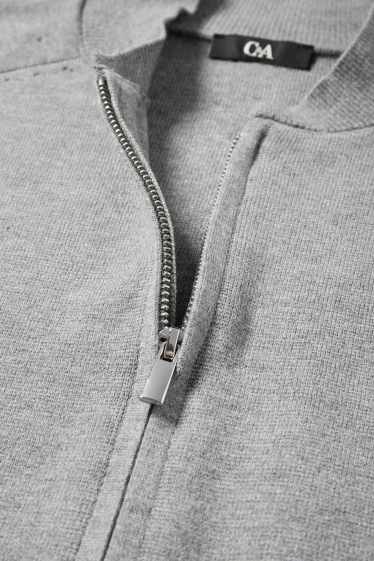 Dames - Vest - licht grijs-mix