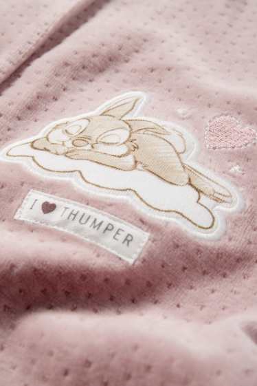Bébés filles - Bambi - pyjama bébé - texturé - rose foncé