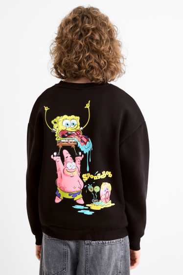 Bambini - SpongeBob - felpa - nero