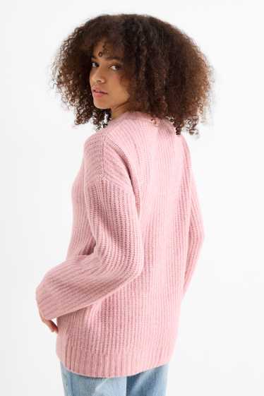 Dona - Jersei - acanalat - rosa