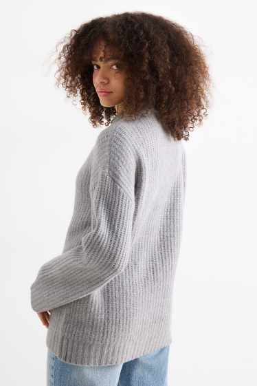 Dona - Jersei - acanalat - gris jaspiat
