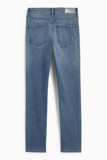 Damen - Slim Jeans - Mid Waist - Shaping-Jeans - LYCRA® - jeansblaugrau