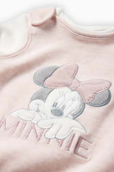 Baby Mädchen - Minnie Maus - Strampler-Set - 2 teilig - rosa