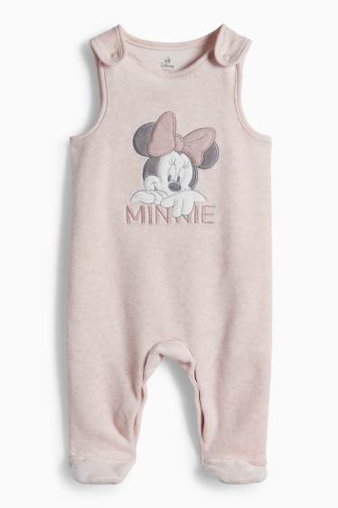 Baby Mädchen - Minnie Maus - Strampler-Set - 2 teilig - rosa