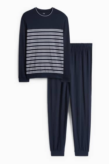 Herren - Pyjama - dunkelblau