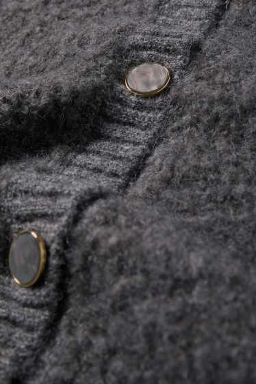 Dámské - Kardigan - šedá