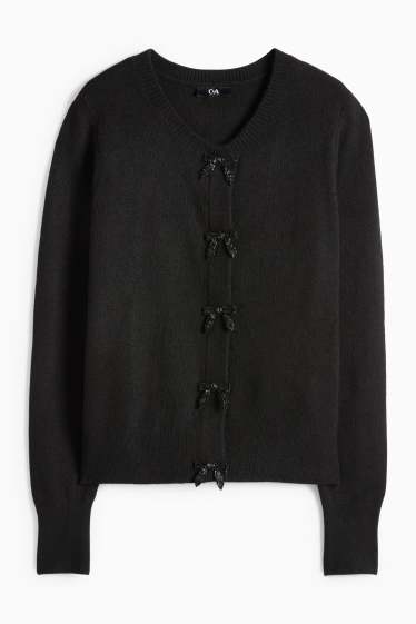 Dámské - Kardigan - černá