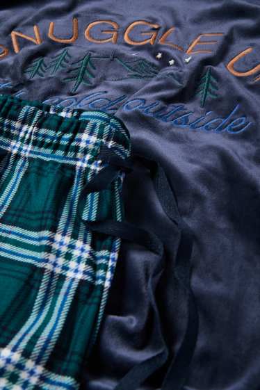 Femmes - Pyjama - bleu foncé