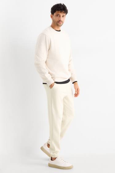 Herren - Jogginghose - cremeweiss