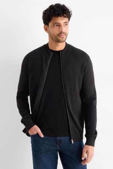 Men - Cardigan - black