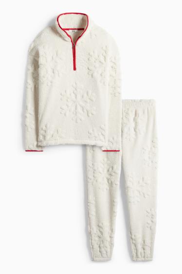 Femmes - Pyjama - blanc crème