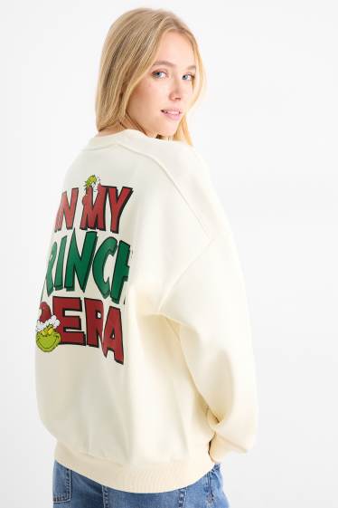 Dona - Dessuadora nadalenca - El Grinch - beix clar