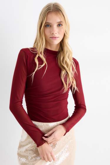 Donna - Body - in rete - bordeaux