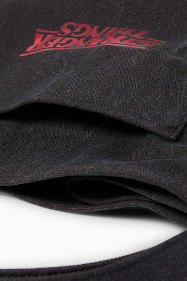 Damen - Großer Shopper - Stranger Things - schwarz