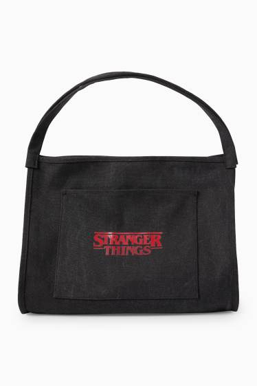 Damen - Großer Shopper - Stranger Things - schwarz