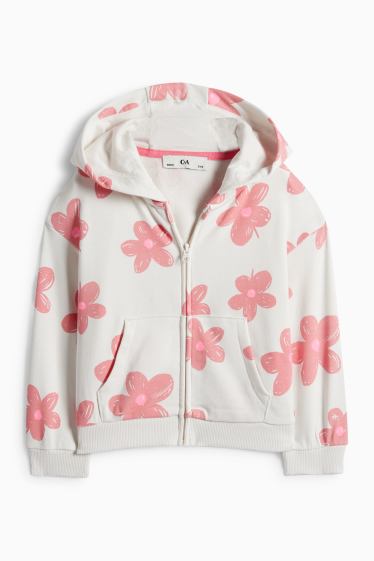 Enfants filles - Sweat - blanc crème