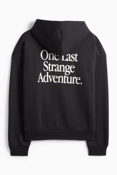 Herren - Hoodie - Unisex - Stranger Things - schwarz