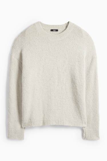 Dámské - Svetr - krémově bílá