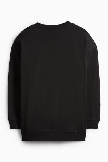 Femmes - Sweat de Noël - finition brillante - Le Grinch - bleu clair