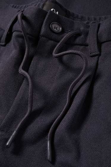 Home - Xinos - tapered fit - estructurats - blau fosc