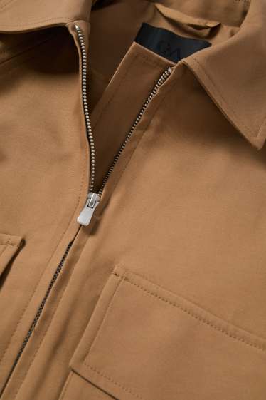 Dames - Jas met ceintuur - beige