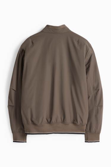 Home - Caçadora - folrada - repel·lent a l’aigua - marró fosc