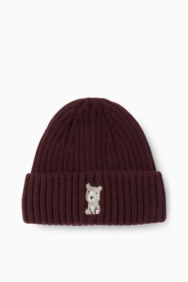 Children Boys - Hat, knitted - brown
