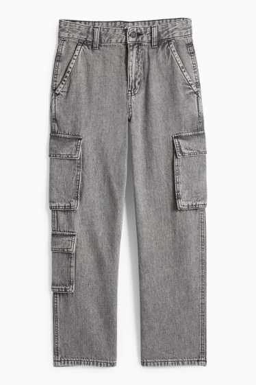 Bambini - Jeans cargo - jeans grigio