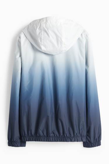 Kinder Jungen - Minecraft - Jacke - gemustert - dunkelblau