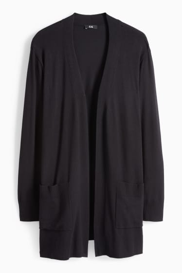 Donna - Cardigan lungo - nero