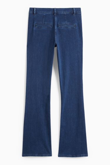 Dámské - Bootcut jeans - mid waist - džíny - modré