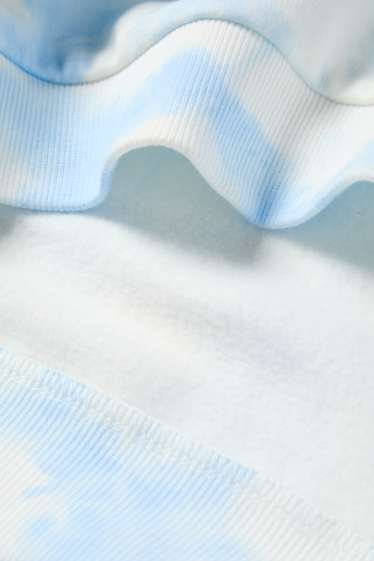 Kinderen: meisjes - Sweatshirt - wit / lichtblauw