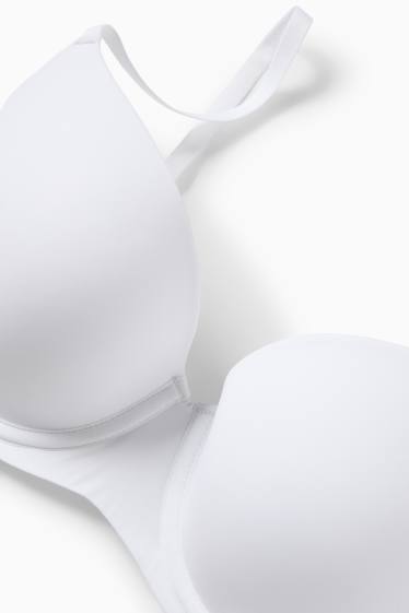 Damen - BH mit Bügel - FULL COVERAGE - wattiert - LYCRA® - weiß