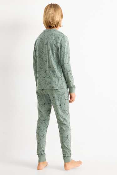 Bambini - Pigiama - 2 pezzi - fantasia - verde
