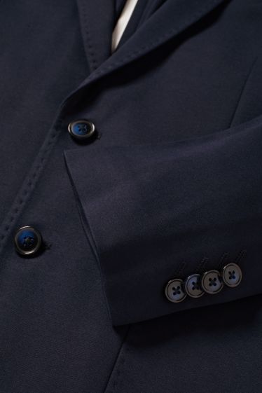 Herren - Baukasten-Sakko - Slim Fit - Stretch - dunkelblau