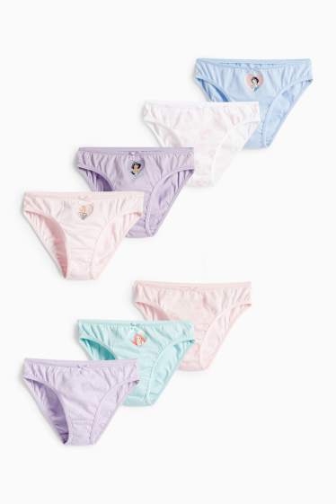 Copii - Fete - Multipack 7 perechi - Prințesă Disney - chiloți - roz