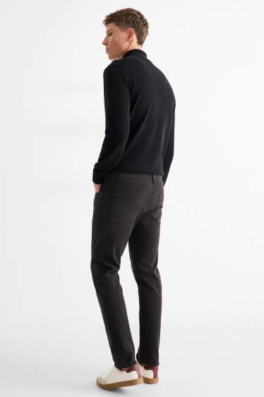 Hommes - Pantalon - slim fit - LYCRA® - noir