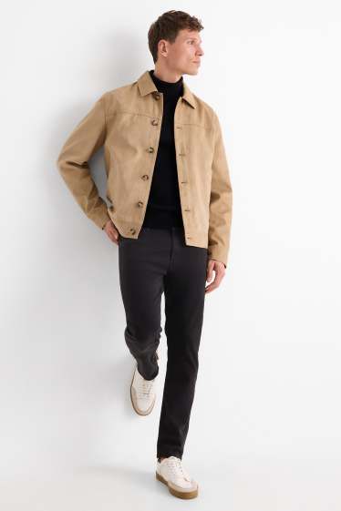 Hommes - Pantalon - slim fit - LYCRA® - noir