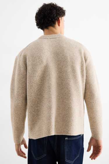 Pánské - Svetr - taupe