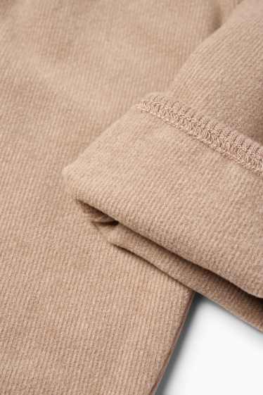 Unisexe - Bas de jogging chaud pour bébé - beige