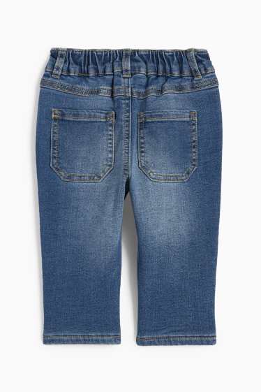Baby Jungen - Wildtiere - Regular Jeans - Thermojeans - jeansblau