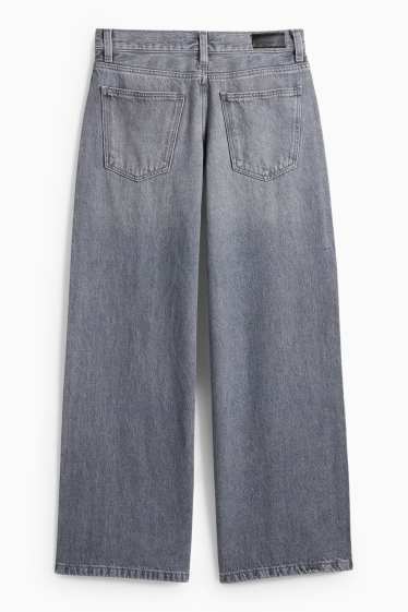 Enfants filles - Jean - jean gris clair